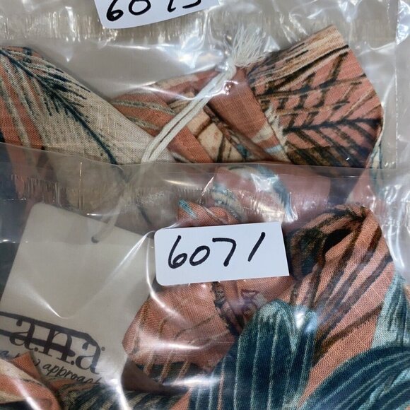 a.n.a Women's Lila Tropical Print With Shoulder Tie‎ Tank Top Size L NWT - Picture 10 of 11